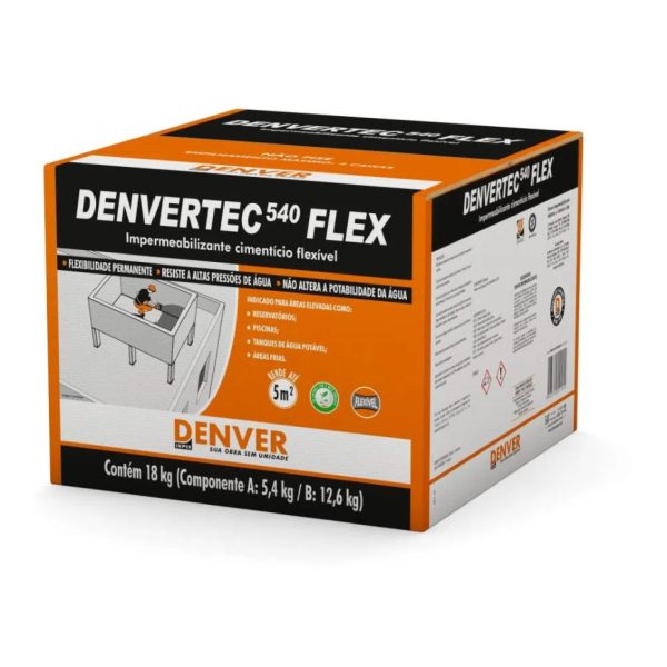 DENVERTEC 540 FLEX - Impermeabilizante Cimentício Flexível