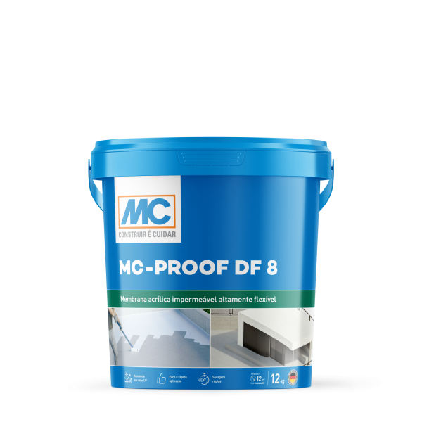 MC-Proof DF8 - Membrana Flexível para Impermeabilização de Alto Desempenho