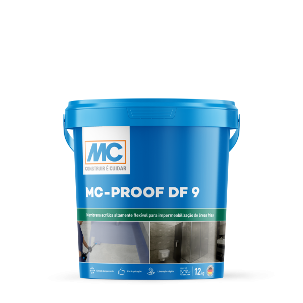 MC-Proof DF9 - Membrana Flexível de Polímero Acrílico para Impermeabilização