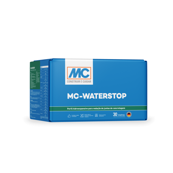 MC-Water Stop - Vedação Hidroexpansiva para Juntas de Concretagem